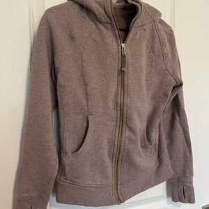 lululemon athletica Brown Zip-Up Hoodie